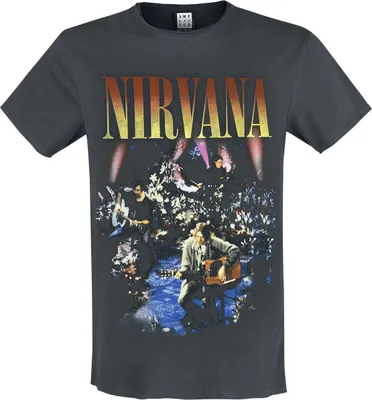 Produktbild von Nirvana T-Shirt Herren Amplified Collection - Unplugged In New York charcoal 3XL