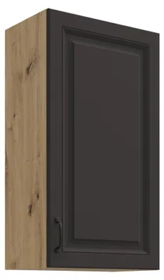 Produktbild von Hängeschrank 50-90 cm Stilo Grau + Eiche Artisan Küchenzeile Küchenblock Küche