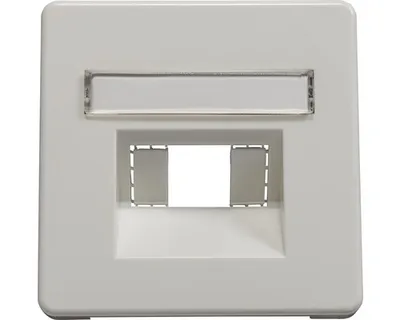 Produktbild von ROTH LANGE 57616 Abdeckung für UAE/ISDN Plus ultraweiß