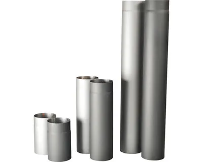 Obrázek produktu pro Kouřová roura 125/1000 mm tl. 1,5 mm černá