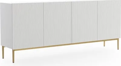 Produktbild von Moderne Kommode Nicole mit Massivfront, 85 cm hoch, 200 cm breit, 45 cm tief