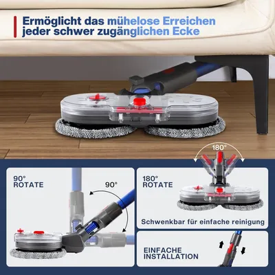 EtliN Ersatzteile Set Für ZiGMA Spark 980 Saugroboter - Seitenbürsten & HEPA Filter