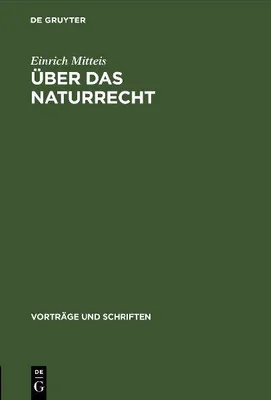 Produktbild von Über das Naturrecht