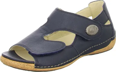 Produktbild von Waldläufer Heliett Pigalle Damen Sandale in Blau, Größe 5