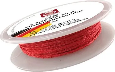 Produktbild von Fliesenlegerschnur 20 m Rolle, 0,5 mm, rot