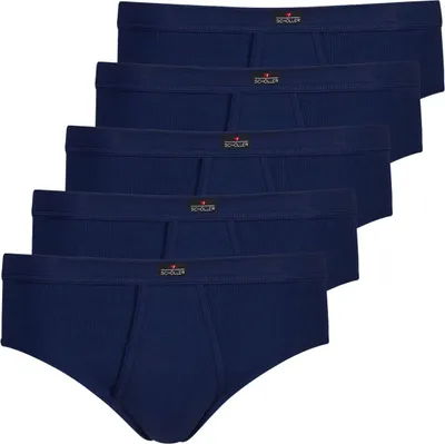 Produktbild von 5er Pack Herren Slip mit Eingriff Baumwolle von der Marke Schöller 9