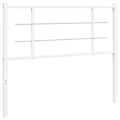 Produktbild von vidaXL Ersatz-Kopfteil Metall Weiß 107 cm