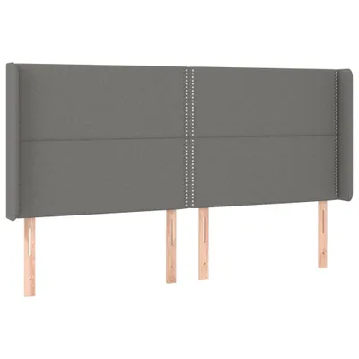 Produktbild von VidaXL 3119463, Dunkles Grau, Polyester, Holz, 2030 mm, 118 cm, 128 cm, 160 mm