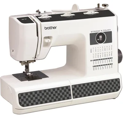 Zdjęcie produktu dla Brother HF37, Czarny, Biały, Półautomatyczna maszyna do szycia, Szycie, 0 - 4 mm, 800 SPM, 7 mm
