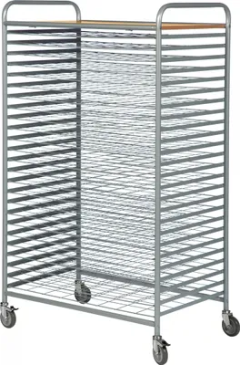 Produktbild von Kongamek Trockenwagen in grau 950x600x1640mm mit 25 Böden