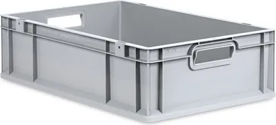 Produktbild von Eurobox NextGen Economy | Griffe offen | HxBxT 17x40x60cm | 34 Liter | Eurobehälter, Transportbox, Transportbehälter, Stapelbehälter
