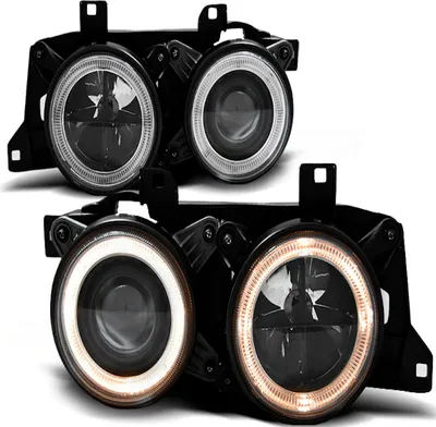Immagine prodotto di Fari Angel Eyes per BMW Serie 5 E34 Serie 7 E32 Anno 86-95 Nero