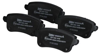 Produktbild von VALEO Bremsbeläge Satz Hinten für RENAULT Scénic III (JZ0/1) 302232A
