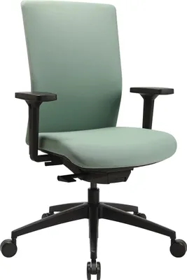 Produktbild von Bürodrehstuhl Synchr.-M.mintgrün 450-570mm m.Lehnen Trgf.110kg