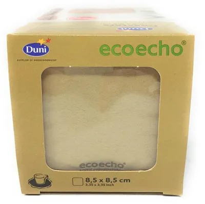 Produktbild von DUNI Untersetzer Party Zelltuch Gastro EcoEcho 8,5x8,5 8 Lagig 250St.