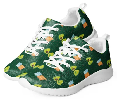 Produktbild von Mr. & Mrs. Panda Sneaker Damen Avocado Pärchen Größe 39 - Grün - Geschenk, Turnschuh, Weiß, Schwarz, Liebe, Familie, Geburt, Schwangerschaft, Freizeitschuh