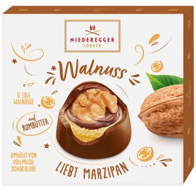 Produktbild von Niederegger Walnuss liebt Marzipan 102g