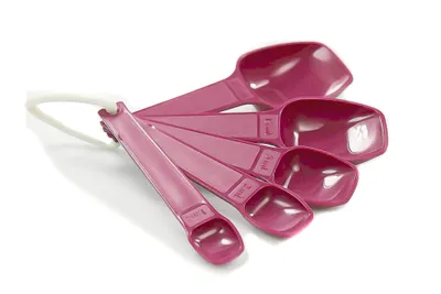 Produktbild von TUPPERWARE Backen Meßlöffel rot klein Maßgeber Meß Löffel Backhelfer + SPÜLTUCH
