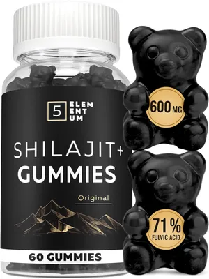 Produktbild von Shilajit-Gummibärchen, vegan - 60 Stück