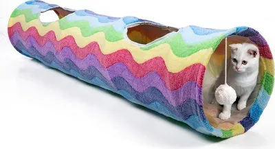 Image de Enclos surélevé - Aire de jeux pour animaux - Jouets pour furets - Tunnel pour furets - Jouets pour furets et rongeurs