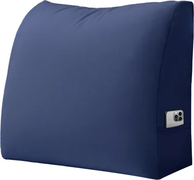 Immagine prodotto di Cuscino poggiatesta ergonomico e sagomato in velluto, cuscino da lettura, cuscino a cuneo, cuscino per lo schienale, cuscino per il riposo, cuscino decorativo