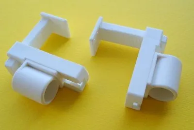 Produktbild von Klemmträger für Scheibengardinen (1Paar),Halterung für Scheibengardinen