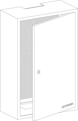 Produktbild von Kathrein Stahlschrank MS6080 214500004