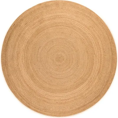 Obrázek produktu pro 200x200 (průměr) kruh Kusový koberec Jute Braided 106005 Gold kruh