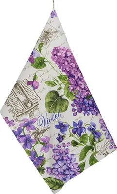 Obrázek produktu pro Kuchyňská utěrka 1 ks - 50x70 cm - Fialová,Bílá,Zelená