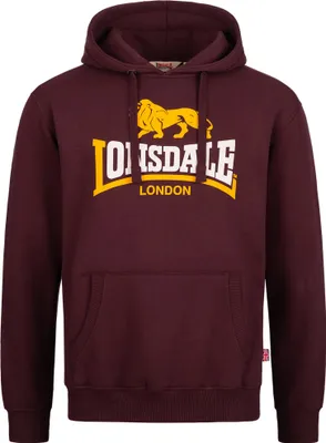 Produktbild von Lonsdale Herren Hoodie Thurning oxblood XXL
