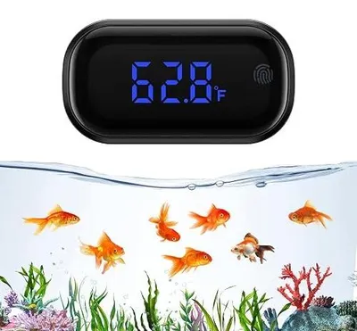 Zdjęcie produktu dla Termometr cyfrowy do akwarium LED wyświetlacz dotykowy pomiar temperatury