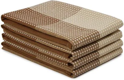 Imagen del producto de Ibenzoa® Juego de 4 paños de cocina de algodón: suaves, absorbentes y de secado rápido, color beige, 70 x 45 cm