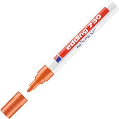 Obrázek produktu pro Edding 750, Oranžová, Bílá, 10 kusů