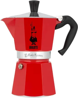 Immagine prodotto di Bialetti 0004942 Bialetti Moka Express 3TZ rossa