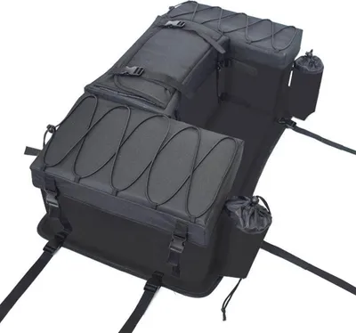 Image de Quad ATV Sacoche arrière # QB4 Sacoche à bagages Topcase noir