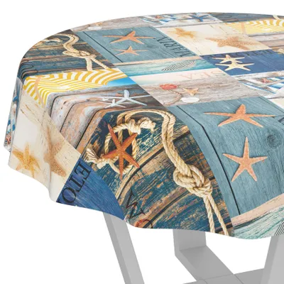 Wachstuch Tischdecke abwaschbar und wasserabweisend 140 x 140 cm, Hauptbild