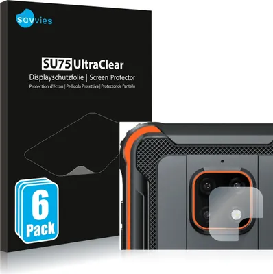 Produktbild von 6x Für Blackview BV4900 Pro (NUR Kameraschutz) Schutzfolie Savvies Displayschutz Display Schutz Folie Klar Transparent