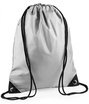 Produktbild von BagBase BG10 | Premium Gymsac Turnbeutel | 33 x 45 cm - Farbe: Silver - Größe: 33 x 45 cm