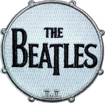 Zdjęcie produktu dla The Beatles Drum Logo Large Naprasowanka Large