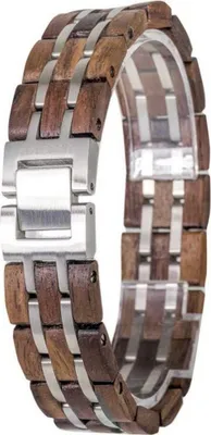 Produktbild von Element Armband Waidzeit Walnuss silberfarben - EL-W01