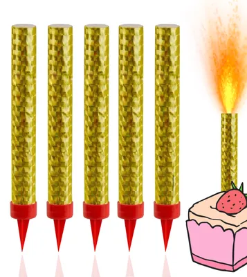Productafbeelding van 12x IJstjes - Spraykaarsen - Fontijnen, ijsfonteinen. Geschikt voor feesten en vuurwerk, Nieuwjaar. Categorie F1, bedoeld voor jongeren en kinderen. Jeugdvuurwerk 2021