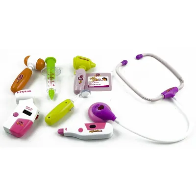 Produktbild von Arztset im Koffer DOCTOR + Lichter rosa