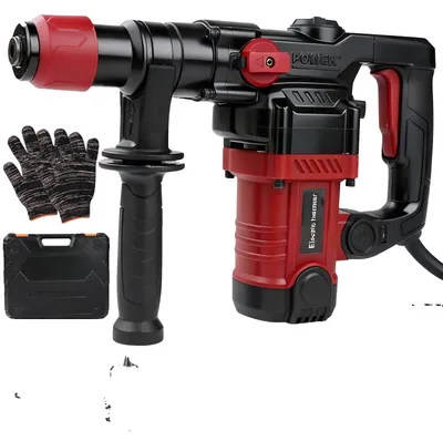 Image de Marteau piqueur, 1300 watts, énergie de frappe 6 joules, vitesse 0-920 tr/min, compatibilité SDS-Plus, poignée anti-vibrations