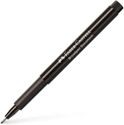 Produktbild von Faber-Castell Fineliner BROADPEN 1554 - 0,8 mm, schwarz