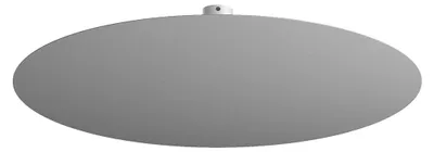 Imagen del producto de Lámpara de techo moderna, tipo disco, de metal gris, con 12 luces y casquillo Gx53