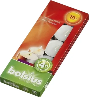 Obrázok produktu pre Čajové sviečky - 10 kusov, biele