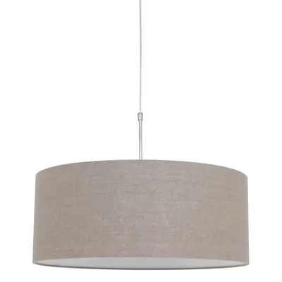 Obrázek produktu pro Závěsné svítidlo - šedá - Sparkled Light - kov textilie - Ø 50cm - E27 - 9890ST - Steinhauer