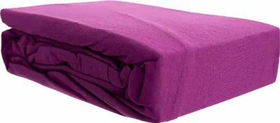 Produktbild von Jersey Spannbettlaken 100% Baumwolle 200-200x220 cm + 40 cm Rundumgummizug Lila