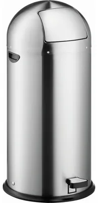 Produktbild von helit Tret-Abfalleimer the step do me, 52 Liter, silber (5690780)