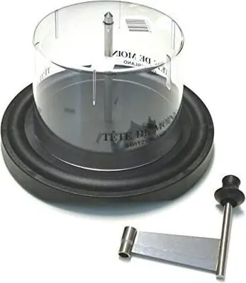Produktbild von Girolle Schweizer Käsehobel Tradition mit Haube für Tete de Moine Choco Roulette